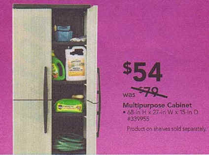 Black Friday Deal: enviro elements 68-in H x 27-in W x 15-in D Resin