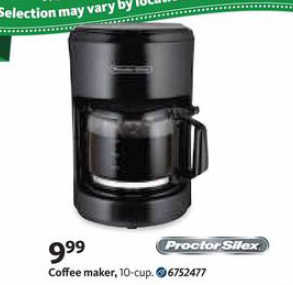 Black Friday Deal: Proctor Silex Coffee Maker