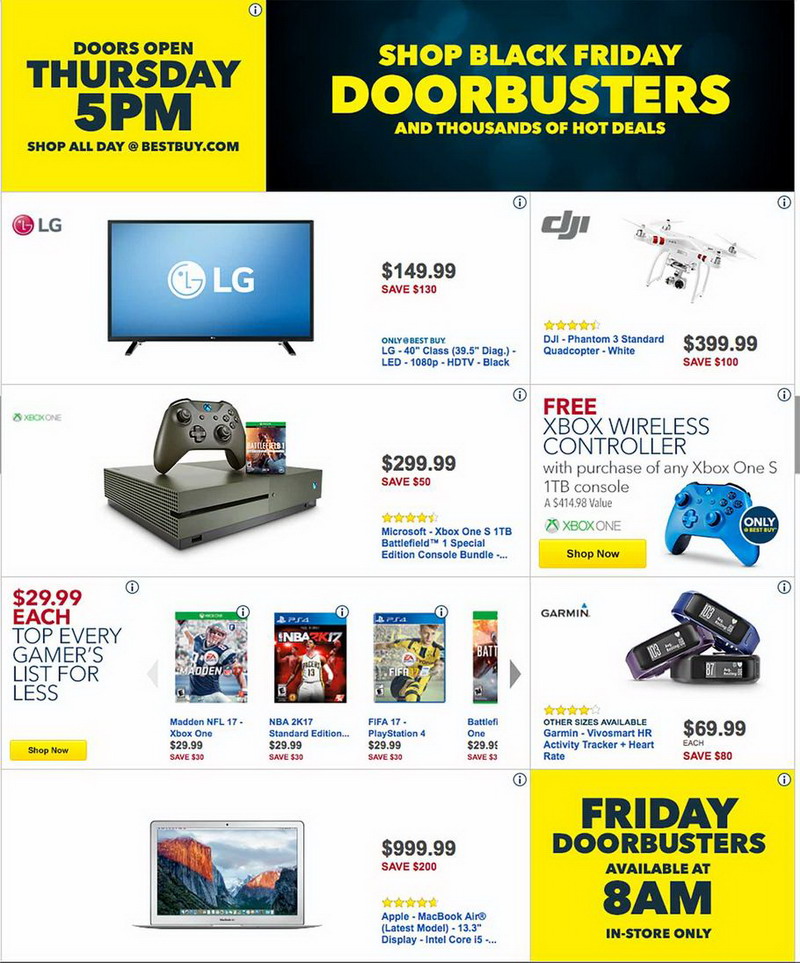 Best Buy Black Friday 2016 Ads, Best Buy Black Friday Sales 2016
