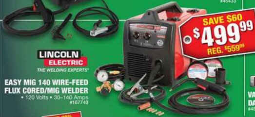 black friday deal free shipping lincoln electric easy mig 140 fluxFree Shipping Lincoln Electric Easy Mig 140 Fluxcore Mig Welder #9
