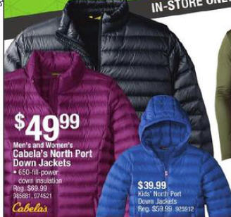 cabelas womens down jacket