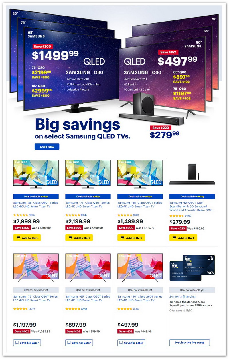 Best Buy Black Friday 2020 Ads, Best Buy Black Friday Sales 2020