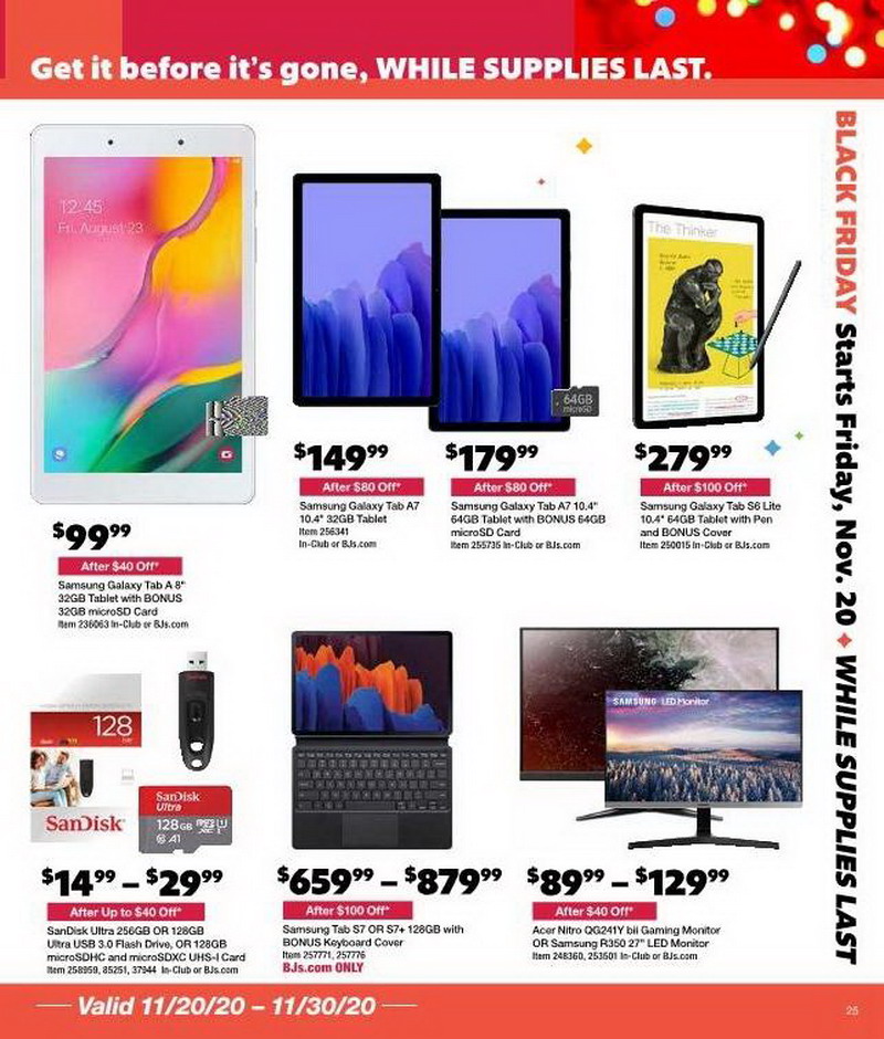 BJ's Black Friday 2020 Ads, BJ's Black Friday Sales 2020