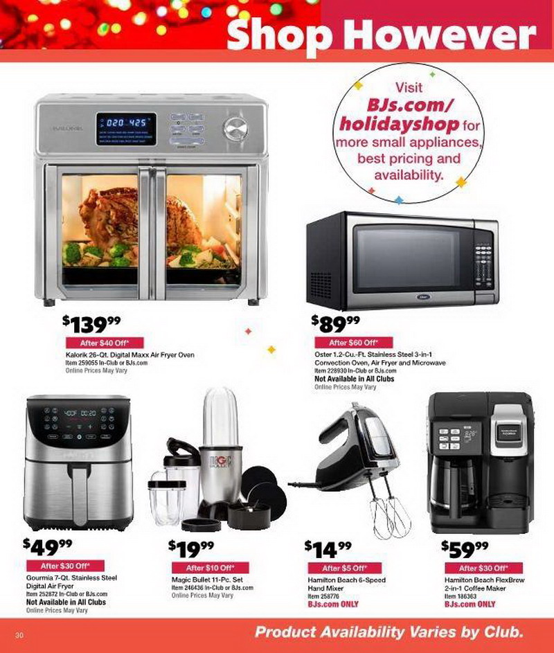 BJ's Black Friday 2020 Ads, BJ's Black Friday Sales 2020