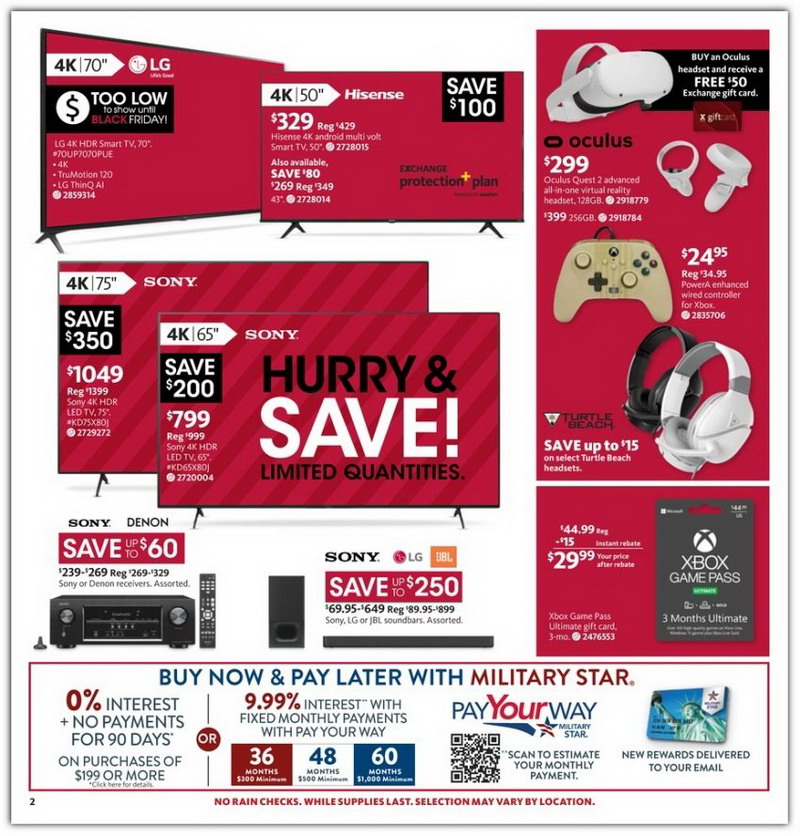 AAFES Black Friday 2021 Ads, AAFES Black Friday Sales 2021